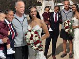 Tom Hanks gives two brides a shock as he crashes their wedding in Santa Monica