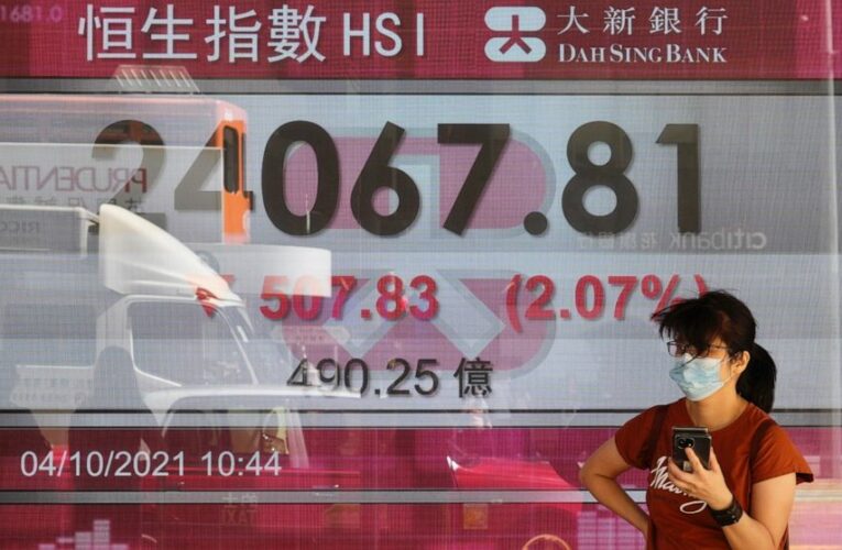 Global shares retreat after Evergrande shares suspended