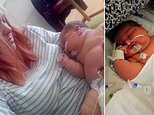 Mother gives birth to baby weighing more than a STONE – making it the third biggest newborn in UK 