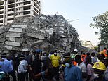 25-storey skyscraper collapses during construction in Nigeria burying ‘more than 100’ inside 