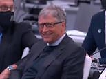 Bill Gates mingles at COP26 event after toasting his birthday on superyacht with Jeff Bezos