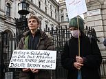 Insulate Britain mob stage 24 hour ‘fast’ outside Downing Street in protest hunger strike activist