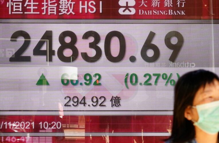 World stock markets lower after Wall St hits record again