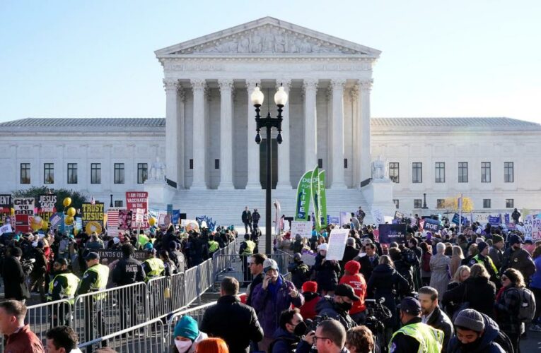 The conservative-leaning Supreme Court is hearing oral arguments concerning a Mississippi law that bans abortions after 15 weeks