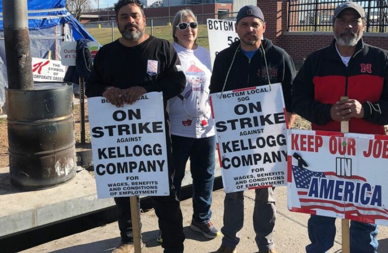 Striking Kellogg’s workers to get 3% raises in new contract