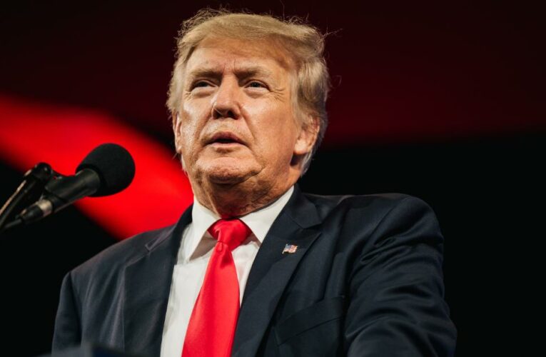 Trump takes thinly veiled shot at ‘gutless’ DeSantis over Covid booster