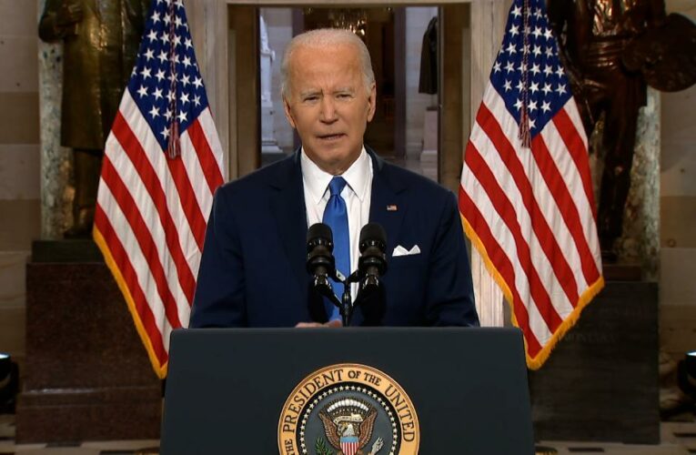 Biden condemns Trump as a threat to democracy