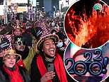 NYC New Year’s celebration heads into the evening in preparation for the ball drop