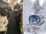 Amtrak train in Virginia finally on the move after 40 hours as snow causes delays