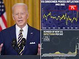 Biden defends first year of presidency in press conference