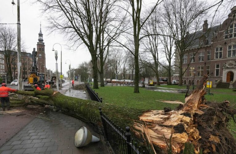 Europe storms: Ships collide off Dutch coast; crew evacuated