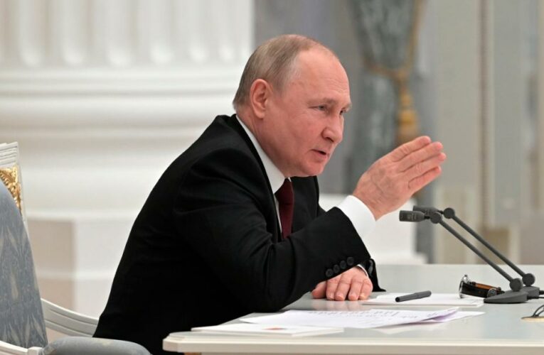 Moscow: Putin ratchets up Ukraine grievances in TV broadcast with top security officials