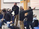 Father is forcibly removed from New York school board meeting because he wasn’t wearing a face mask 