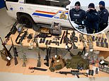 Canadian police seize guns, high-capacity magazines, body armor, machete after arresting protesters