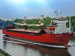 Cargo ship thought to belong to one of the companies hit by sanctions is SEIZED in English Channel