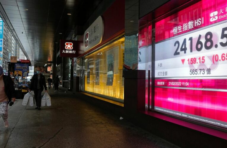 World shares drop after Putin orders troops to east Ukraine