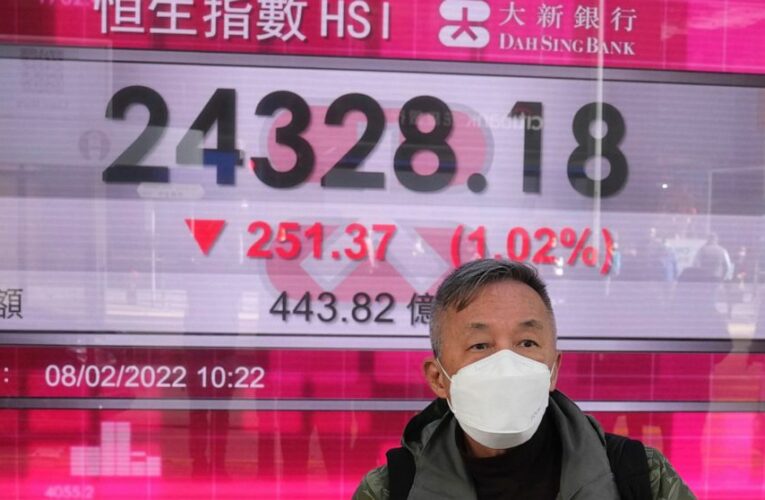 Asian stocks mixed after Wall St falls amid rate hike unease