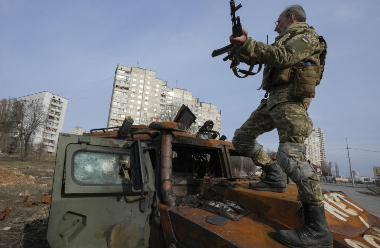 Ukraine has reclaimed several villages near Kharkiv and Sumy, officials say, as the city of Lviv faces Russian attacks