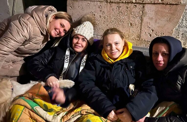 She’d just celebrated her baby shower in Ukraine. Hours later, she was fleeing bombs