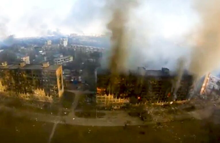 Bird’s-eye view: Striking video from above shows devastation in Ukraine city where 2,500 are dead