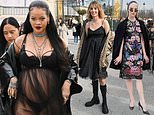 Pregnant Rihanna joins Iris Law and Anya Taylor-Joy for the Dior show at Paris Fashion Week