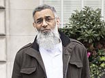 Islamist extremist preacher Anjem Choudary protests outside Saudi embassy