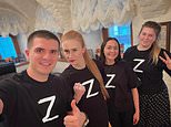 Pro-Putin politicians and influencers wear clothes bearing the letter ‘Z’