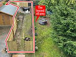 Neighbours’ fury after flat-owner erects ‘SHEEP PEN’ style fence to create a ‘private garden’