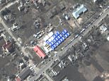 Satellite images show makeshift camp where Russia has ‘forcibly taken’ 5,000 Mariupol citizens