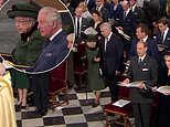 Prince Charles and Camilla arrive for Prince Philip’s memorial at Westminster Abbey