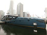 Government seizes superyacht in Canary Wharf: £38m vessel owned by mystery Russian businessman