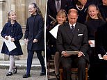 Isla Phillips puts on a giddy display with sister Savannah at Prince Philip’s memorial service 