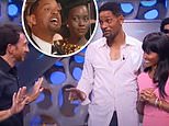 ‘Be careful with the words you use for my wife okay’: Moment Will Smith eyeballs Spanish TV