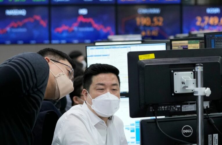 Stocks opens lower, oil slides ahead of release of crude