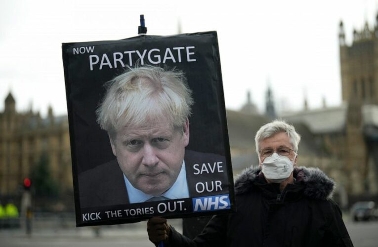 UK police fine 20 people over ‘partygate’ political scandal