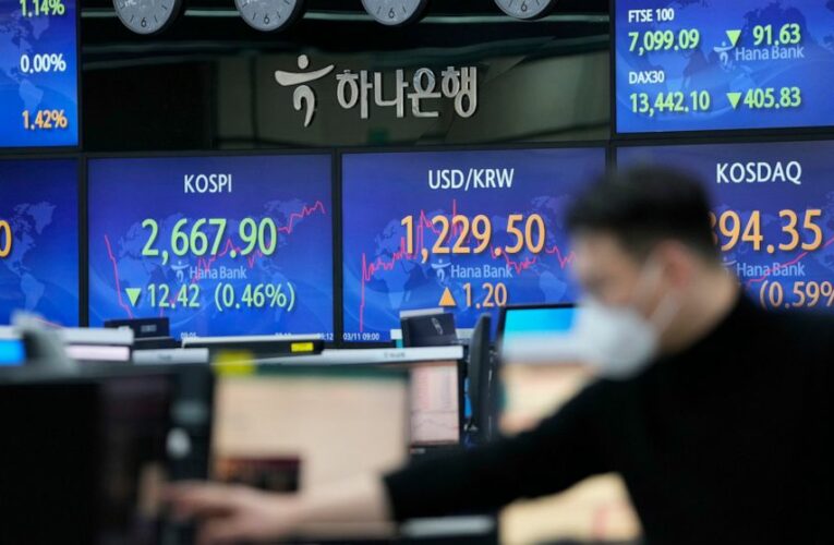 World shares mixed as war, inflation hold sway on markets