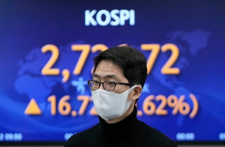 Global shares rise after Wall Street rally led by tech stock