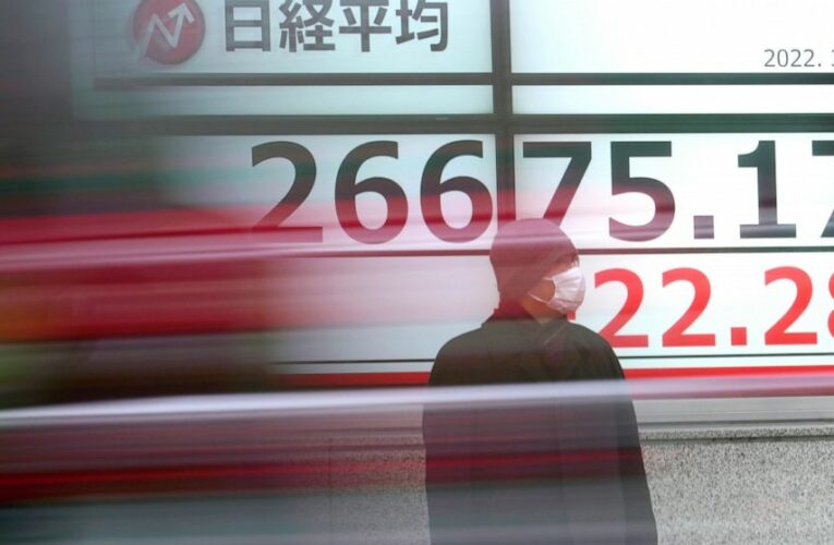 Asian shares retreat as oil climbs back above $100