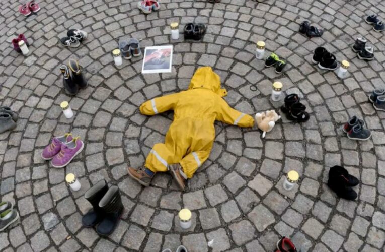 Emotional reality: Some Russians think images of these killed children are fake. Keilar shows they are not