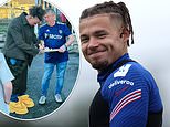 Leeds United midfielder Kalvin Phillips is ridiculed for wearing bizarre ‘moon boots’