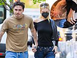 Brooklyn Beckham and new wife Nicola give a flash of their wedding bands in New York