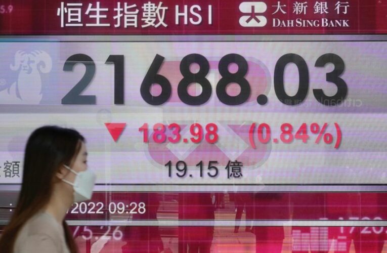 Asian stocks follow Wall St down amid US interest rate fears