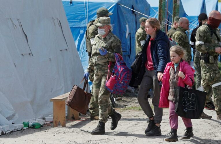 Civilians are being moved out of the besieged Azovstal plant that had been targeted by Russian forces, the International Committee of the Red Cross says