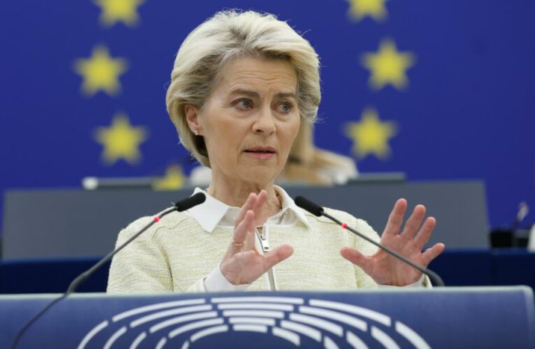 ‘Putin must pay a price,’ Commission chief says, as she announces plan to ban Russian oil and place restrictions on banks and broadcasters