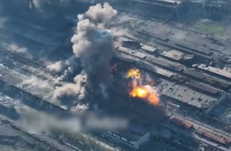Mariupol steel plant has faced ‘non-stop shelling’ as battles rage with Russian forces inside the complex, Ukrainian officials say