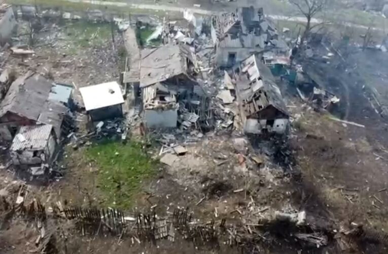 Watch: Drone footage shows how Russians destroyed one Ukrainian town in savage battle