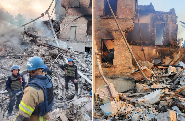 An estimated 90 people were sheltering in the school before it was attacked. Only 27 people emerged from the attack alive.
