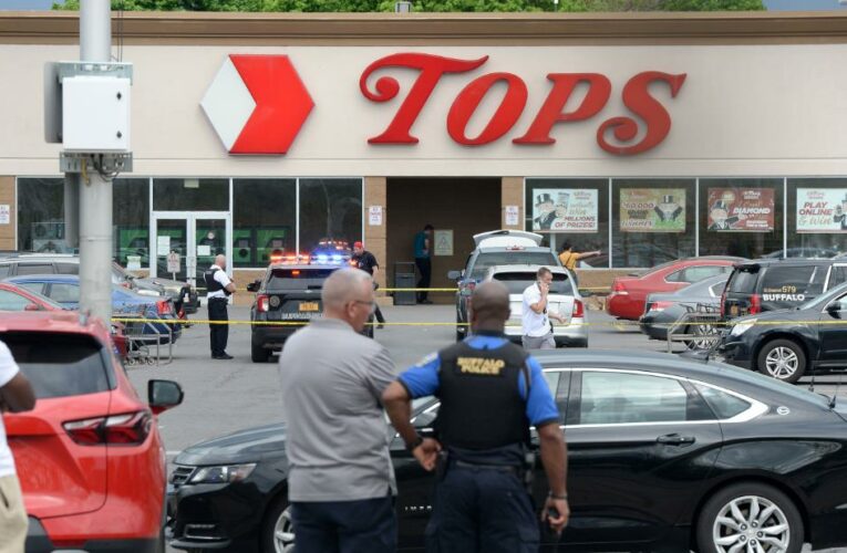 The White man suspected of carrying out a racist mass shooting Saturday in a Buffalo, NY, supermarket made a brief court appearance and will remain held without bail