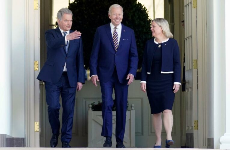 Biden: Finland and Sweden have complete backing of US as they seek to join NATO