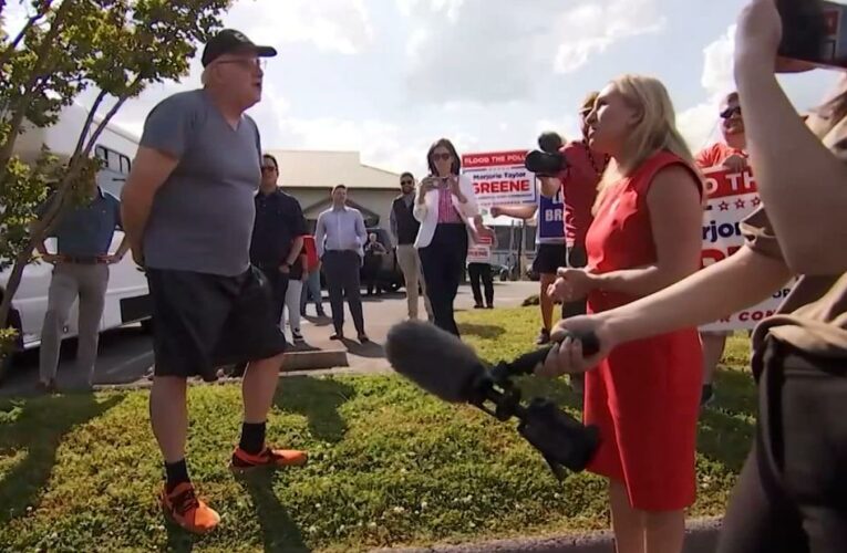 ‘You are a shame’: Conservative voter confronts Marjorie Taylor Greene